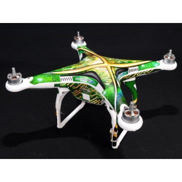 DISC.. Pre-Cut Body Sticker Set (Green) - Phantom 2