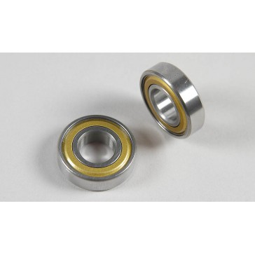 ball bearing 10x22x6 w. grease filling, 2pcs.