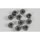 Wheel nuts M6, self-locking, 10pcs.