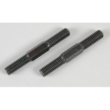 Rear up. wishb.thread rods r-l M8x61mm, 2pcs.