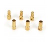 Gold Bullet Connector Set, 3.5mm (3)