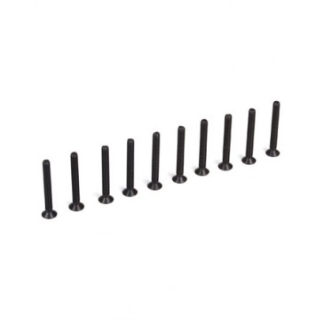 Flat Head Screws, M3 x 25mm (10)