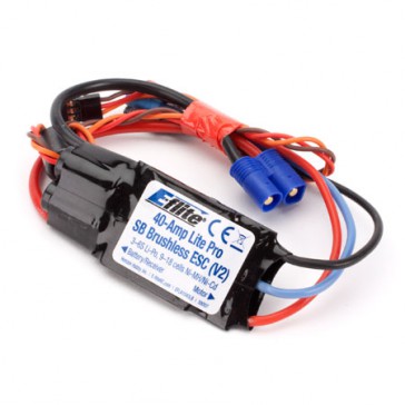 40-Amp Lite Pro Switch-Mode BEC Brushless ESC (V2)