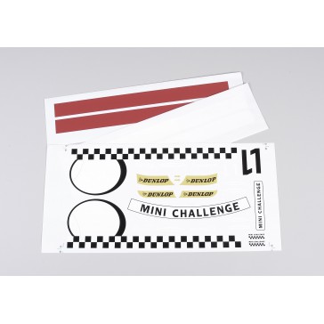 Team decals Mini Cooper, set