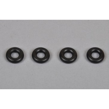 O-rings f. servo saver Ø6x4, 4pcs.