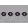 O-rings f. servo saver Ø6x4, 4pcs.