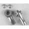 Alum. ball-and-socket joint Ø5-M8, 2pcs.