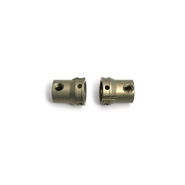RC8 FACTORY TEAM GEARBOX INPUT CUPS - ALUMINIUM