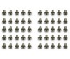 DISC.. SC8 M2X4 SCREWS SILVER (50)