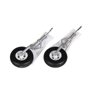 DISC.. P51 Strega :  set of main landing gear with strut and tires