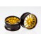 DISC.. Mitsubishi Lancer Evo X, Rim CNC Alloy (golden) (2 pcs.)