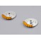 DISC.. Caliper Brake Disc CNC Alloy Silver/Gold (2pcs.) (for 1/10)