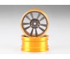 Alloy Rims 1/10 Touring Car "dI-Design" (grey/gold)
