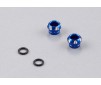 DISC.. LED Holder CNC Alloy for 5mm Light, Blue