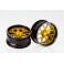 DISC.. Corvette GT2, CNC Alloy Rims (gold / black)