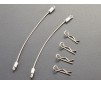 Body Clips (4pcs.) with Metal cord 120mm (2pcs.)