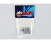 Aluminum wheel nuts (gray) 4pcs.