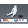 Driver Doll, white + Decal Set