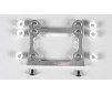 Alum. front axle mount B EVO 04, 1pce.