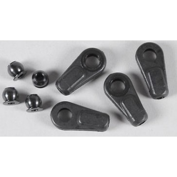 Ball-and socket joint w. ball Ø7 x 6,5mm, 4pcs.