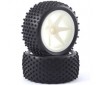 1/10TH MOUNTED BUGGY TYRES LP 'STUB' REAR (SPOKED)