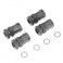 1/8TH 15mm EXTENSION HUB ADAPTORS - TO WIDEN TRACK