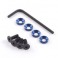 DISC.. M4 ENGINE MOUNTS w/F.H.SCREWS BLUE