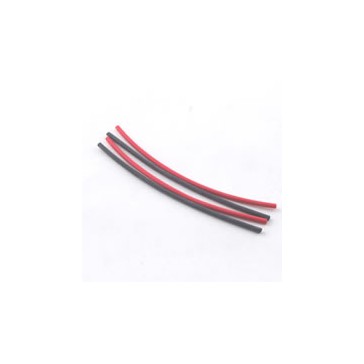 1.6mm HEATSHRINK RED/BLACK (10CM X 4PCS)