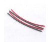 1.6mm HEATSHRINK RED/BLACK (10CM X 4PCS)