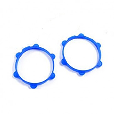 1/10TH RUBBER TYRE BANDS (2) BLUE