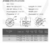 DISC.. Multicopter Brushless motor CW -  MT2206 1500kv (d34,2mm - 32g