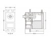 DISC.. ES6054 - Metal case/gear HV digital Servo - 40x20x38,4mm 72g