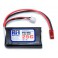 DISC.. Lipo Battery 500mAh 25C/50C 7,4V (2S) 10x32x57 - 30g JST