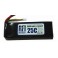 DISC.. Lipo 2200mAh 25C/50C 11,1V (3S) 24x35x103 - 161g  EC3