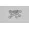 Washers, steel 2,7mm, 15pcs.