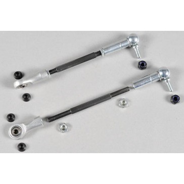 Rear upper ball joint wishbone, metal-metal, set