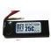 DISC.. Lipo Batterij 3000mAh 25C/50C 11,1V (3S) 17x50x148 - 228g EC3