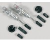 Alum.shock absorber 08 short,4mm, 2pcs.