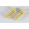 Damper spring F1,progr.2,2x48 yellow, 2pcs.