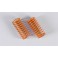 Damper spring  2,2x48, orange, 2pcs.