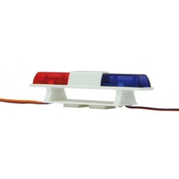 DISC.. Car LED double carré rouge bleu