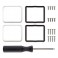 Lens Replacement Kit HD Hero 3 For HD HERO3 White Silver and Black