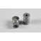 Aluminium balls w.covering disc Ø4-10 x 15,5mm, 2pcs.
