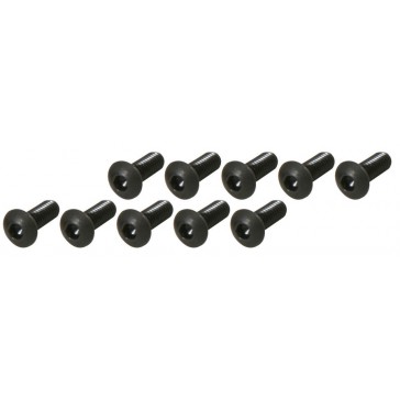 DISC.. Socket Head Button Screw - Black (M3x8)x10pcs