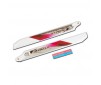 DISC.. Fiber Blade (275mm-White) (For 300 size heli & King3) ) - Red