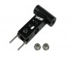 DISC.. X5 CNC Main Rotor Yoke Set (Black anodized)