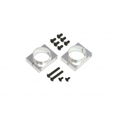 DISC.. CNC Boom Clamps (Silver anodized) - X4