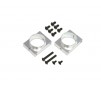 DISC.. CNC Boom Clamps (Silver anodized) - X4