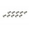 DISC.. Countersunk Screw - Silver (M3x5)x10pcs