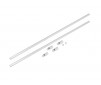 DISC.. X5 CNC Tail Boom Support Set(Silver anodized)